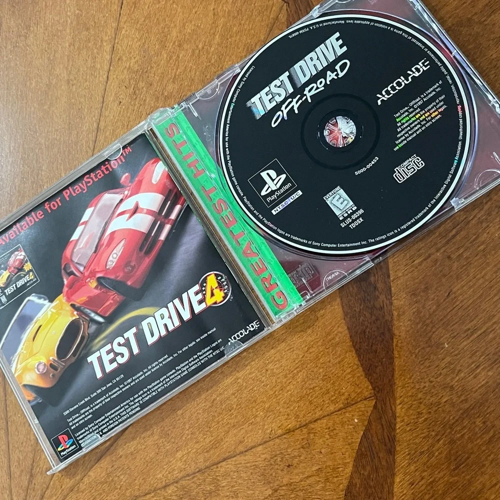 Test Drive off Road‎ (PS1, 1997) Greatest Hits- PS1 Video Game